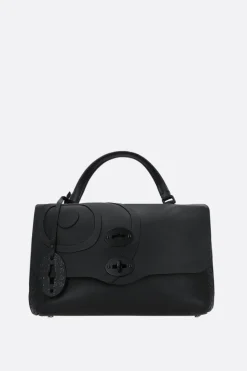 Borse A Mano>ZANELLATO X 10 CORSO COMO borsa a mano Postina® Heritage small in nappa Nero