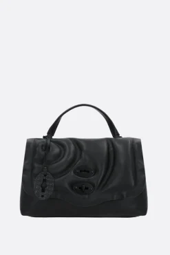 Borse A Mano>ZANELLATO X 10 CORSO COMO borsa a mano Postina® Heritage Pillow small in nappa imbottita Nero