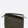 Borse A Mano>LOEWE borsa a mano Puzzle mini in pelle Classic Marrone
