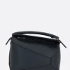 Borse A Mano>LOEWE borsa a mano Puzzle mini in pelle martellata Blu