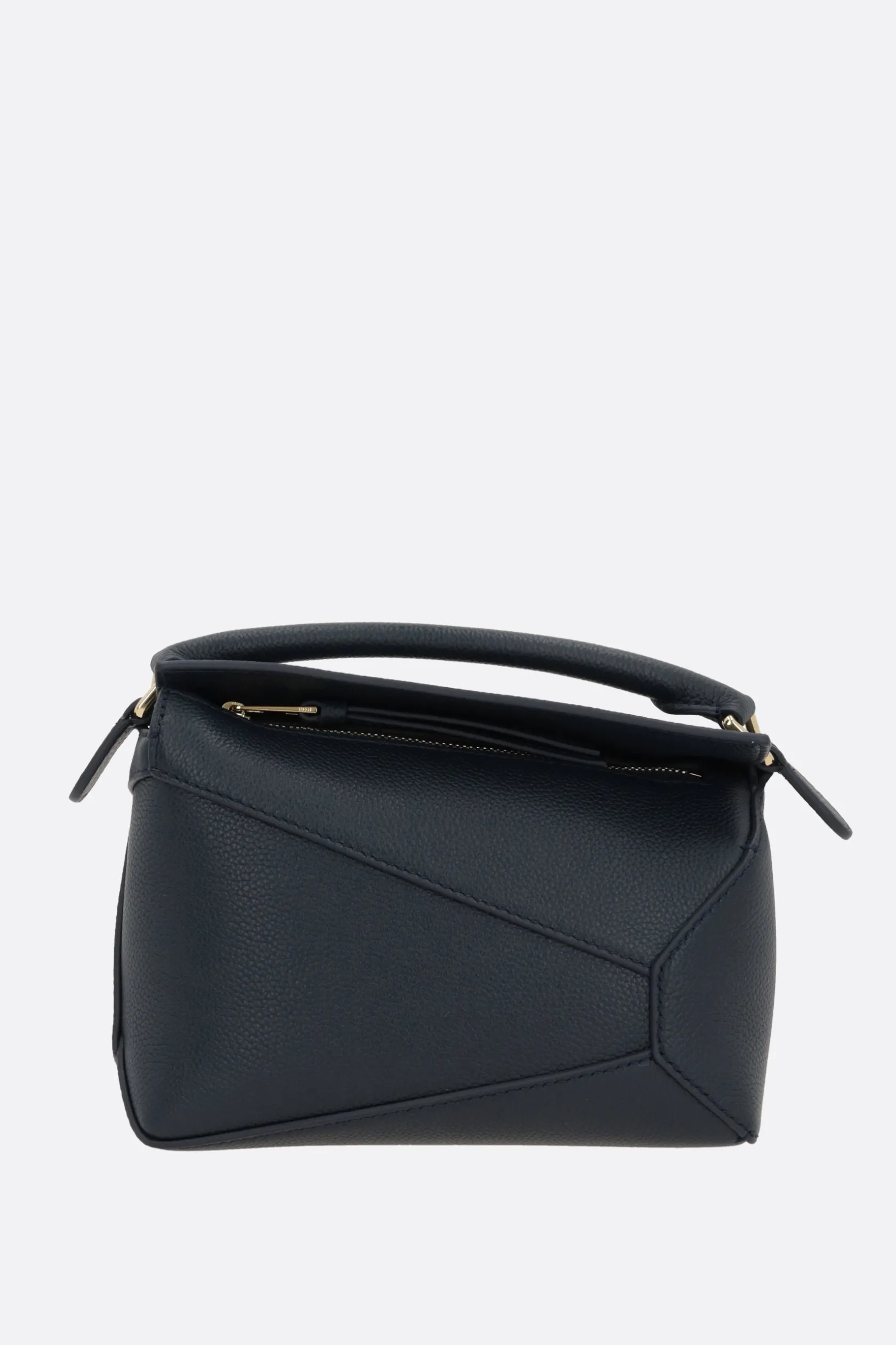 Borse A Mano>LOEWE borsa a mano Puzzle mini in pelle martellata Blu