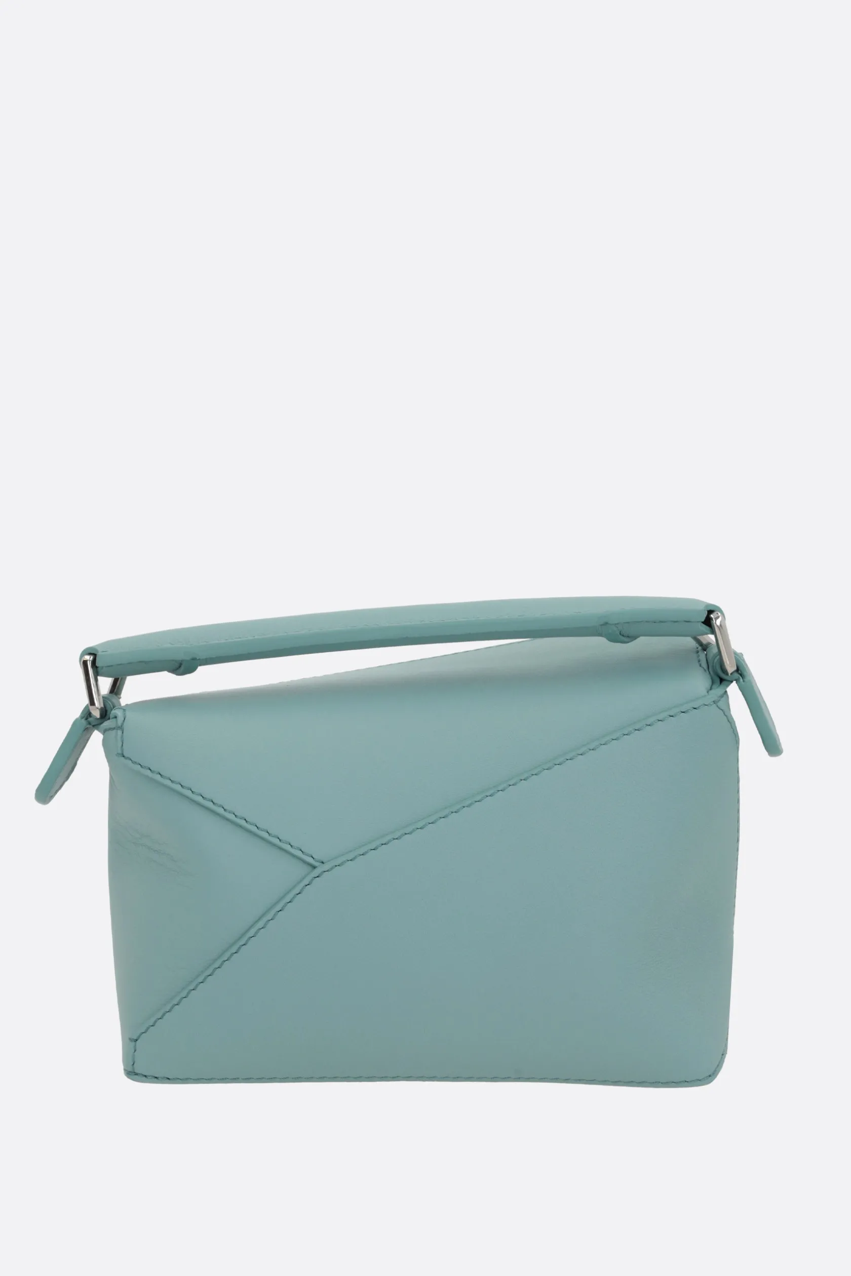 Borse A Mano>LOEWE borsa a mano Puzzle mini Squid in nappa Blu
