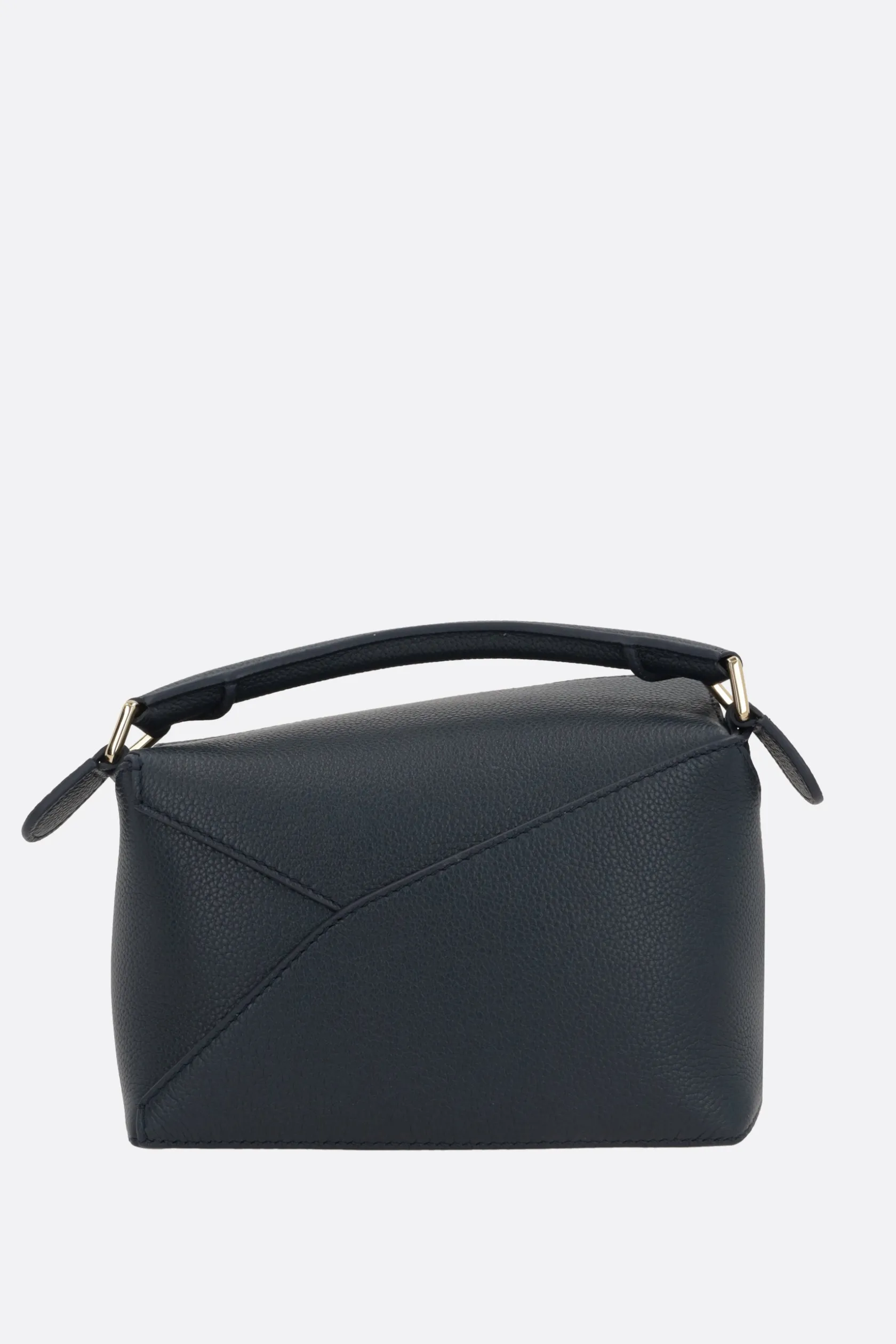 Borse A Mano>LOEWE borsa a mano Puzzle mini in pelle martellata Blu