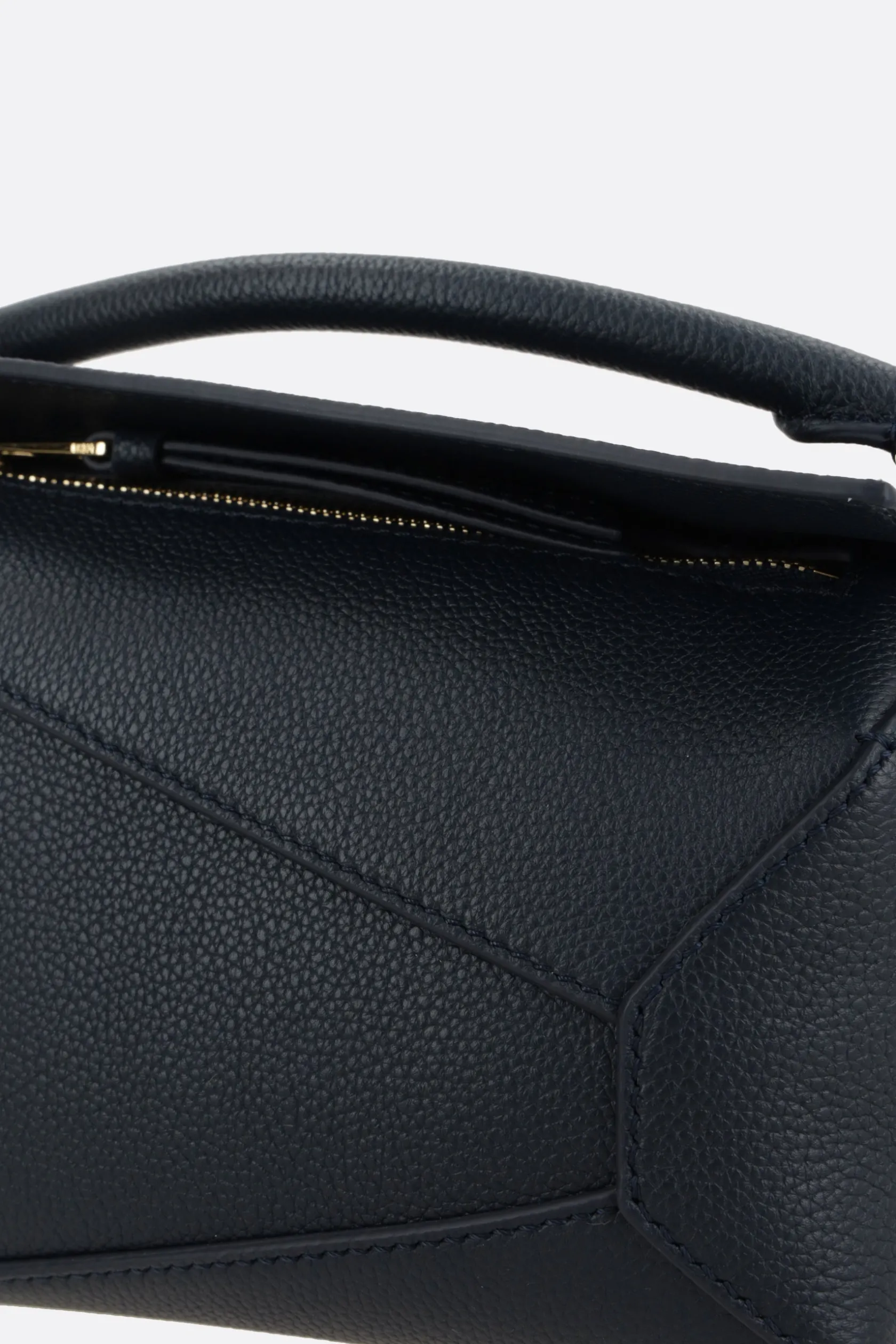 Borse A Mano>LOEWE borsa a mano Puzzle mini in pelle martellata Blu