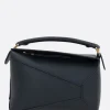 Borse A Mano>LOEWE borsa a mano Puzzle small in pelle martellata Blu