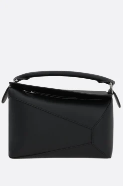 Borse A Mano>LOEWE borsa a mano Puzzle small in pelle Classic Nero