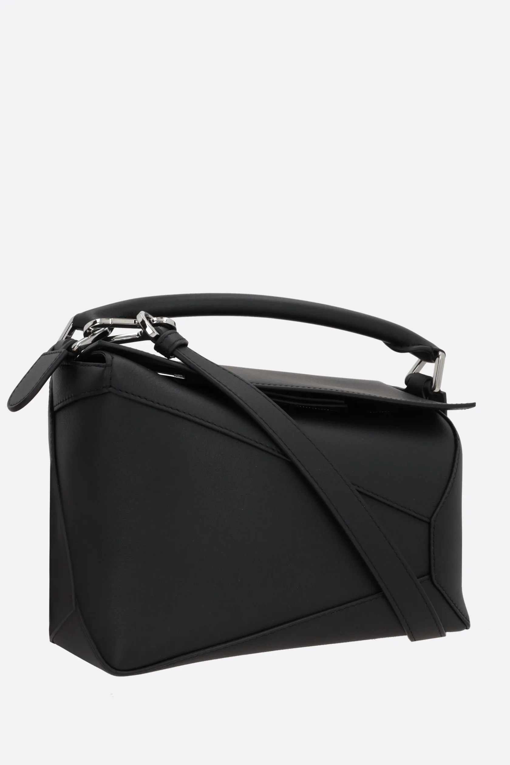 Borse A Mano>LOEWE borsa a mano Puzzle small in pelle Classic Nero