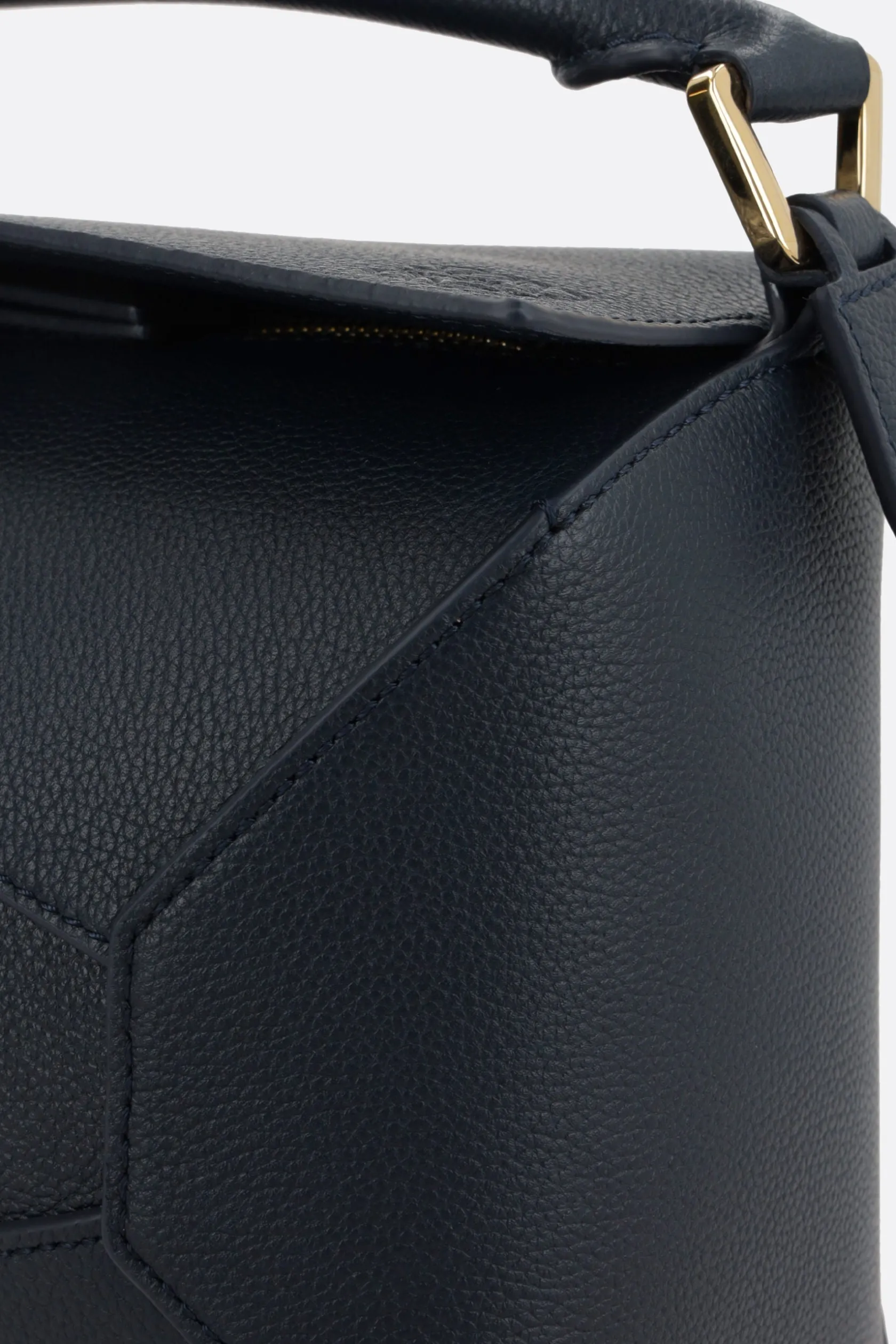 Borse A Mano>LOEWE borsa a mano Puzzle small in pelle martellata Blu