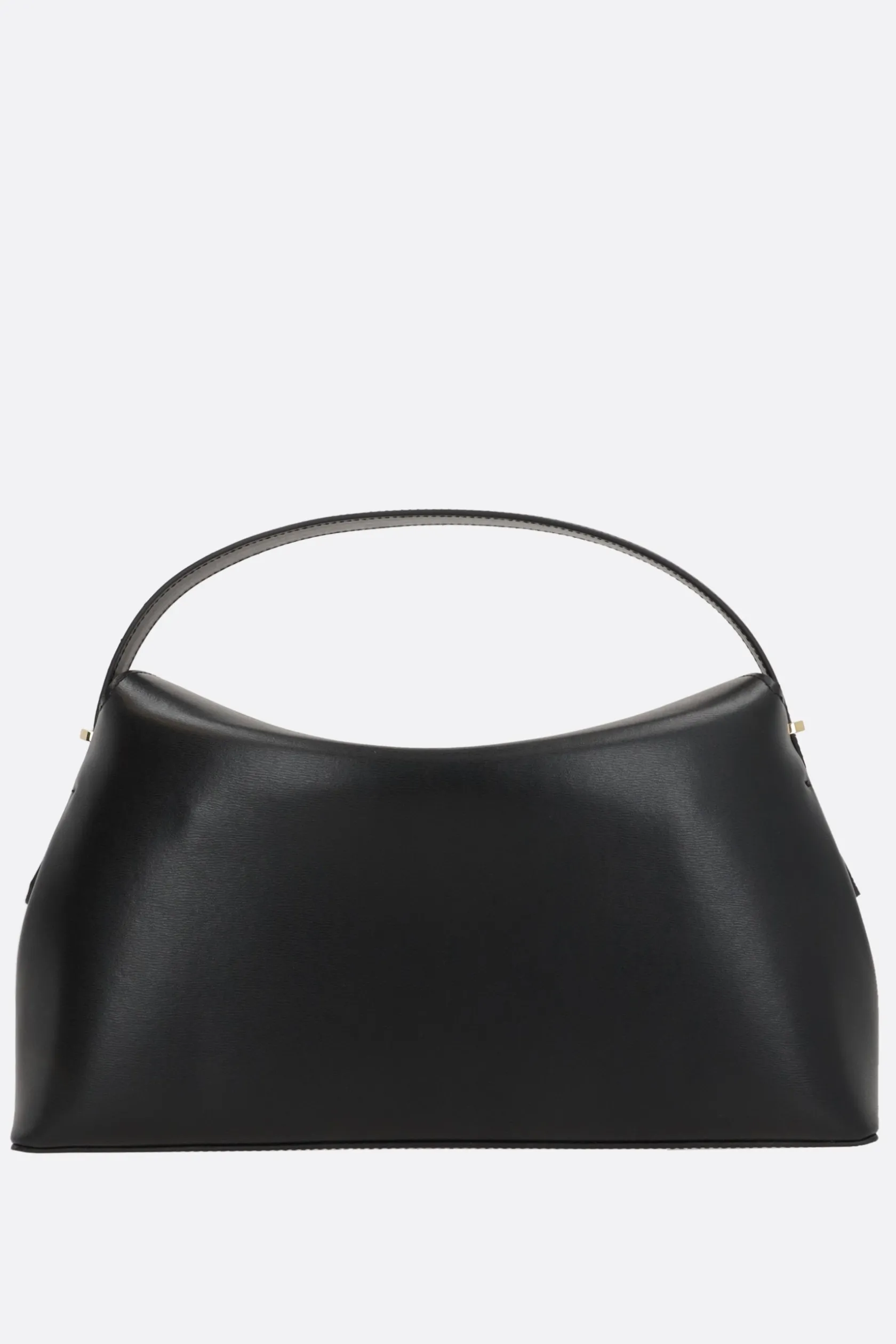 Borse A Mano>TOTEME borsa a mano T-Lock in pelle liscia Nero