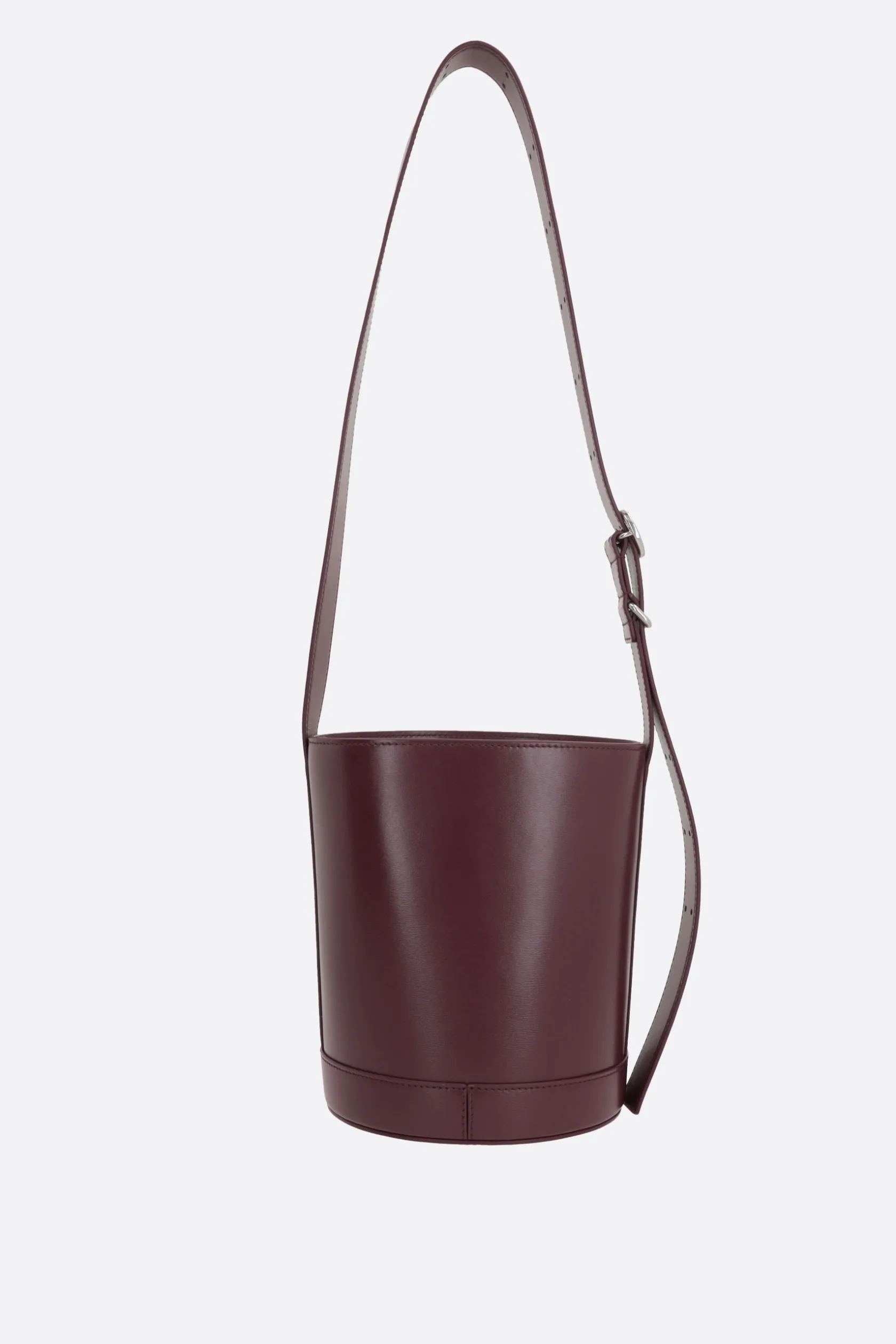 Borse A Tracolla>JIL SANDER borsa a secchiello Cannolo in pelle liscia Rosso