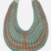 Borse A Tracolla>MARIANA MENDEZ borsa a spalla Bivalda in nappa con elastici Blu