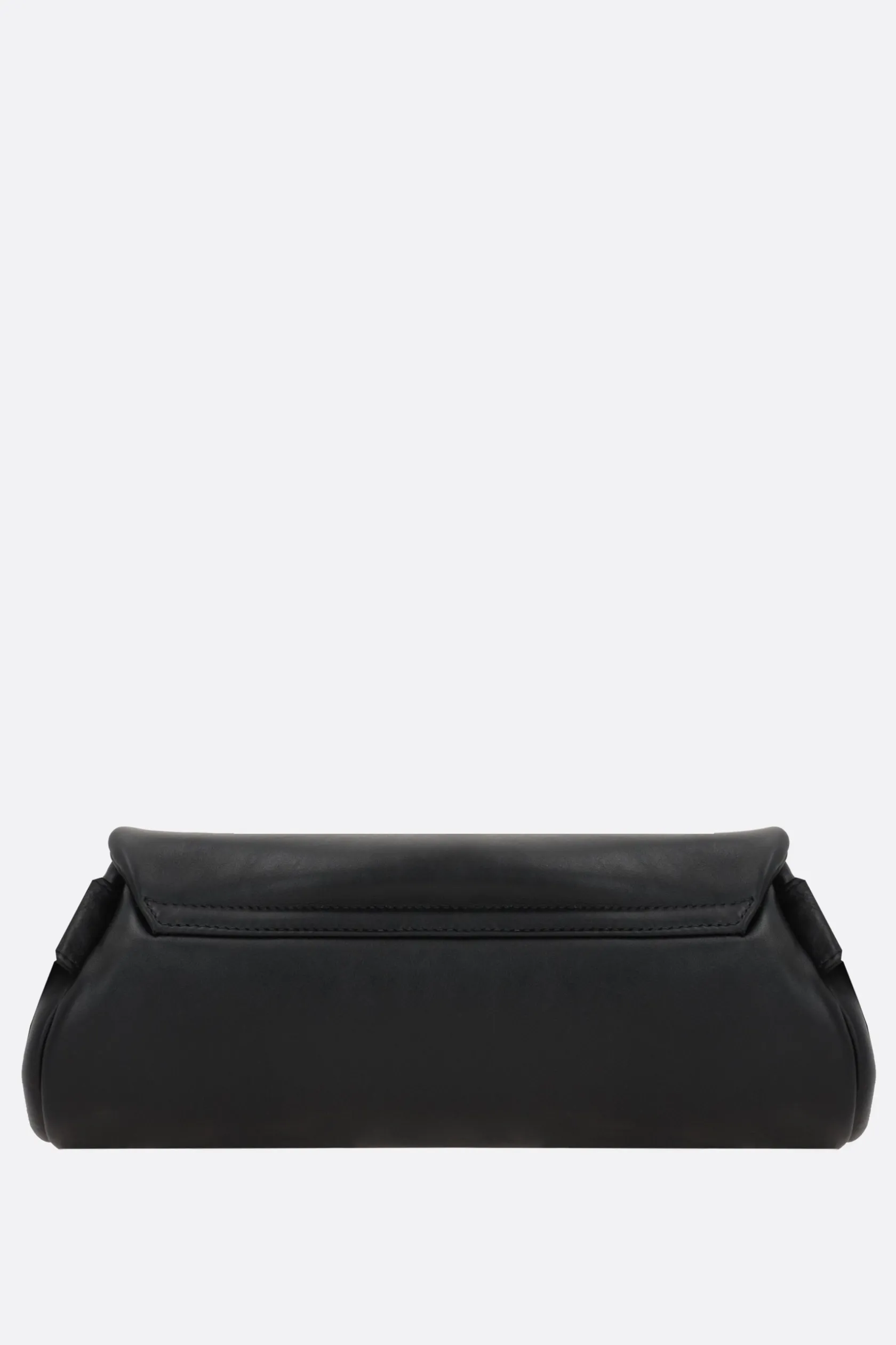 Borse A Tracolla>JIL SANDER borsa a spalla Cannolo small in pelle imbottita Nero