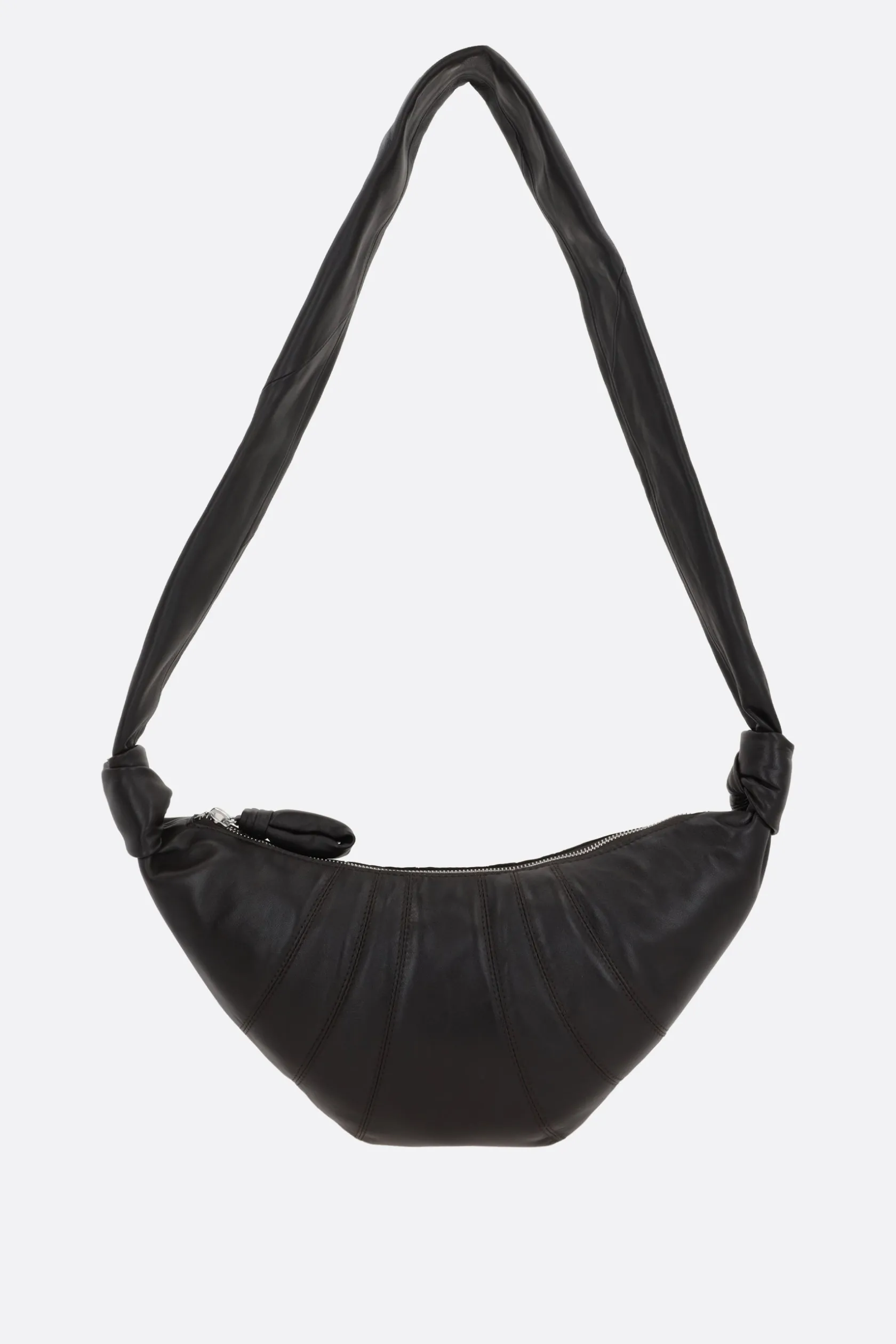 Borse A Tracolla>LEMAIRE borsa a spalla Croissant small in nappa Marrone