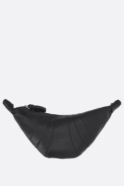 Borse A Tracolla>LEMAIRE borsa a spalla Croissant small in nappa Nero