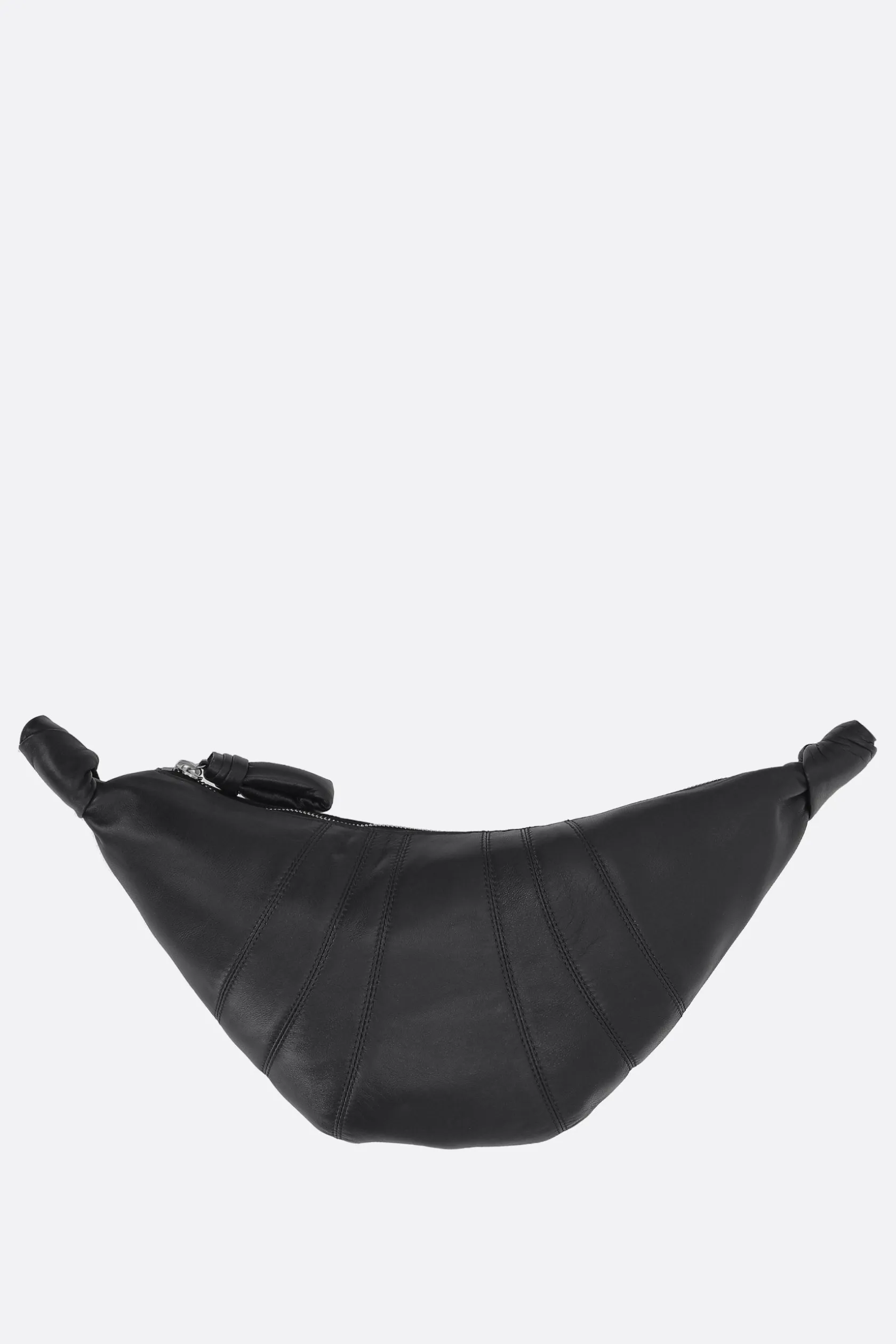 Borse A Tracolla>LEMAIRE borsa a spalla Croissant small in nappa Nero