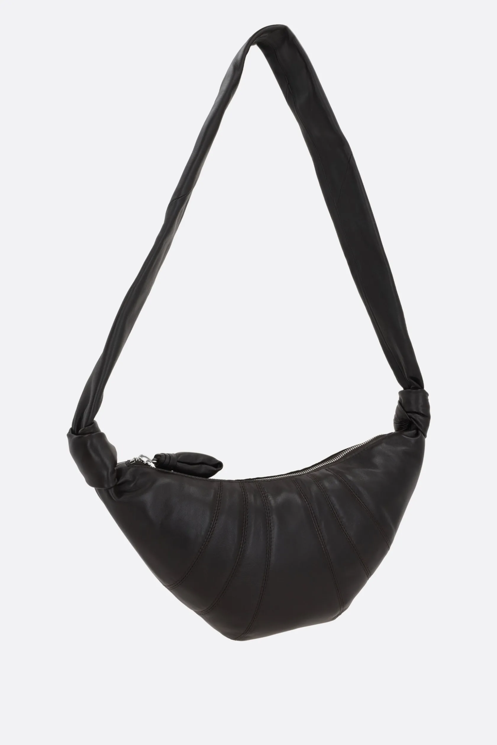Borse A Tracolla>LEMAIRE borsa a spalla Croissant small in nappa Marrone
