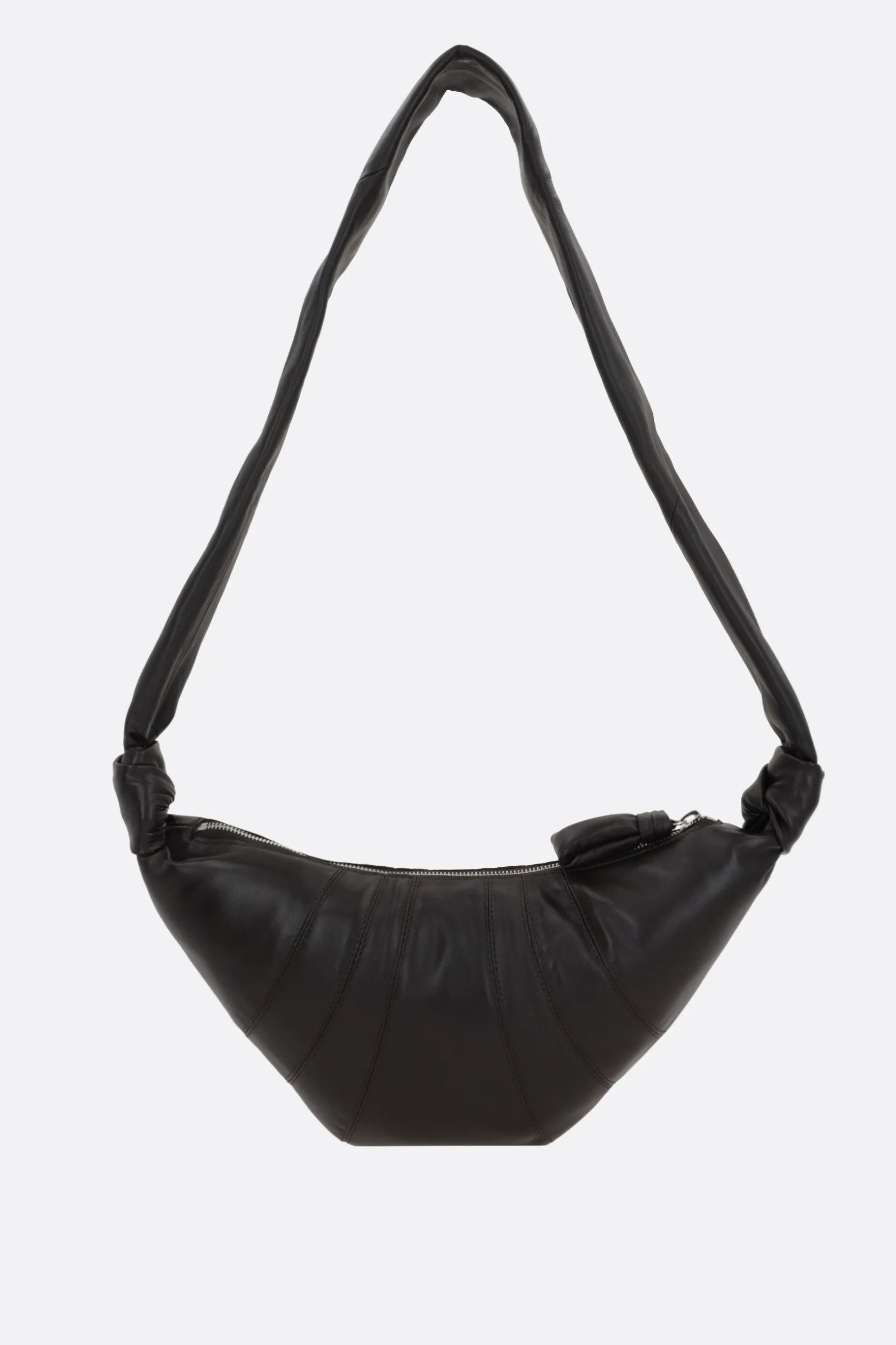 Borse A Tracolla>LEMAIRE borsa a spalla Croissant small in nappa Marrone