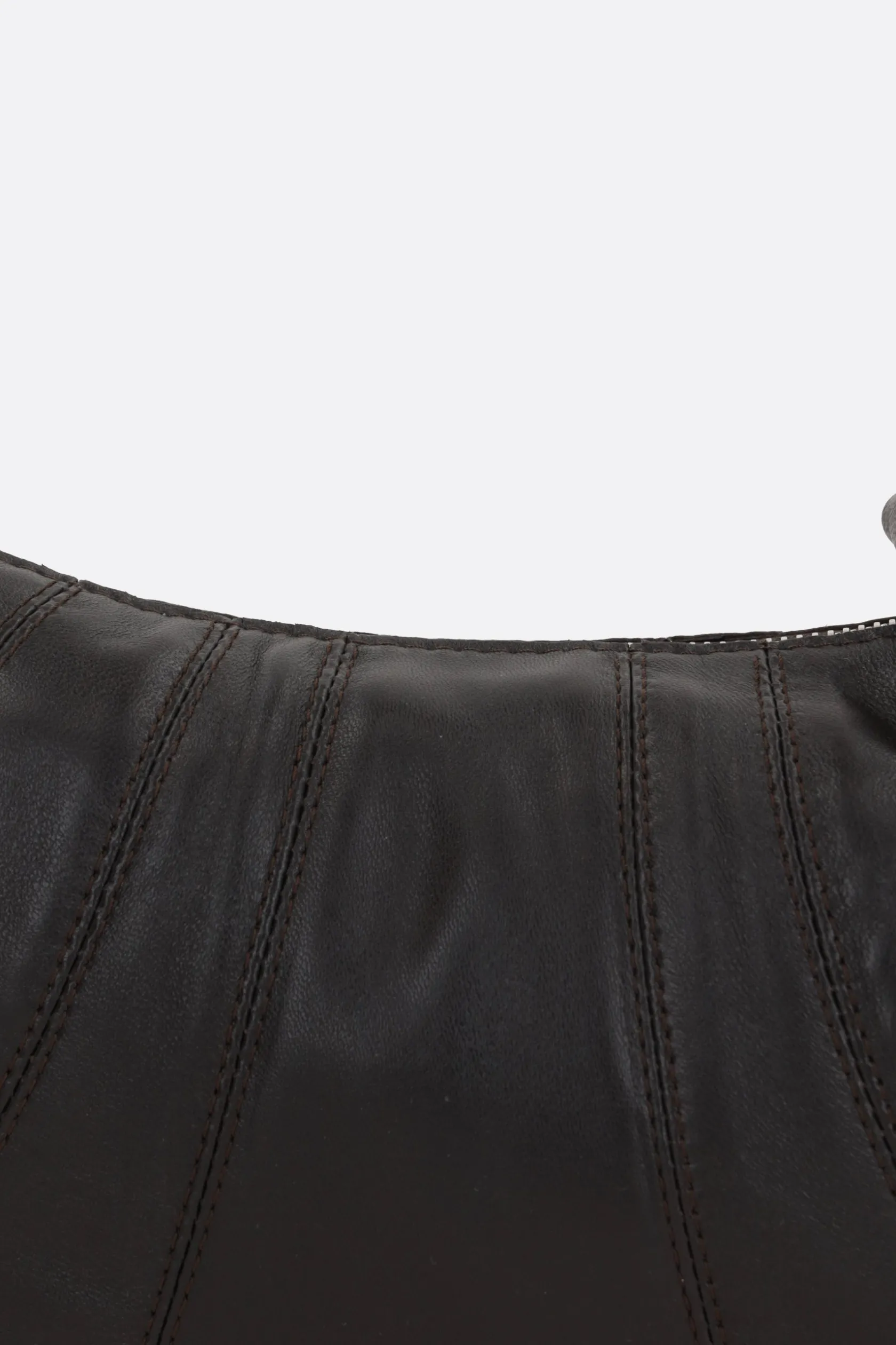 Borse A Tracolla>LEMAIRE borsa a spalla Croissant small in nappa Marrone
