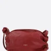 Borse A Tracolla>JIL SANDER borsa a spalla Cushion Small in pelle Paper Rosso