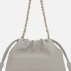 Borse A Tracolla>LOEWE borsa a spalla Flamenco Purse in nappa Grigio