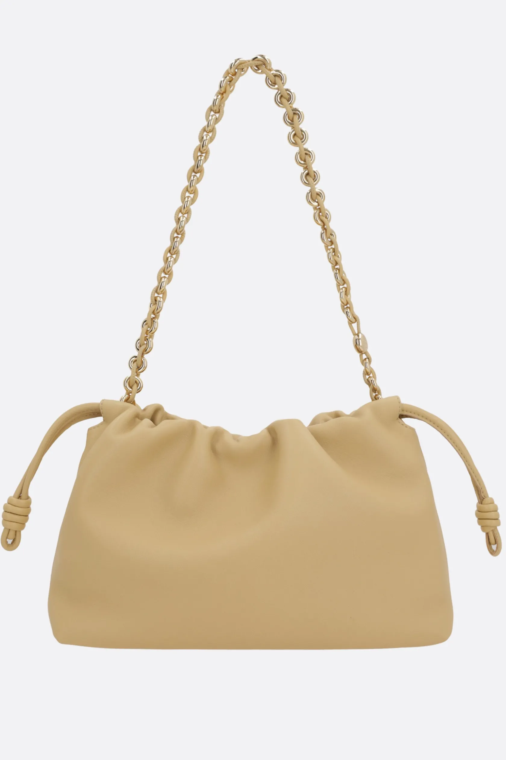Borse A Tracolla>LOEWE borsa a spalla Flamenco Purse in nappa Neutro