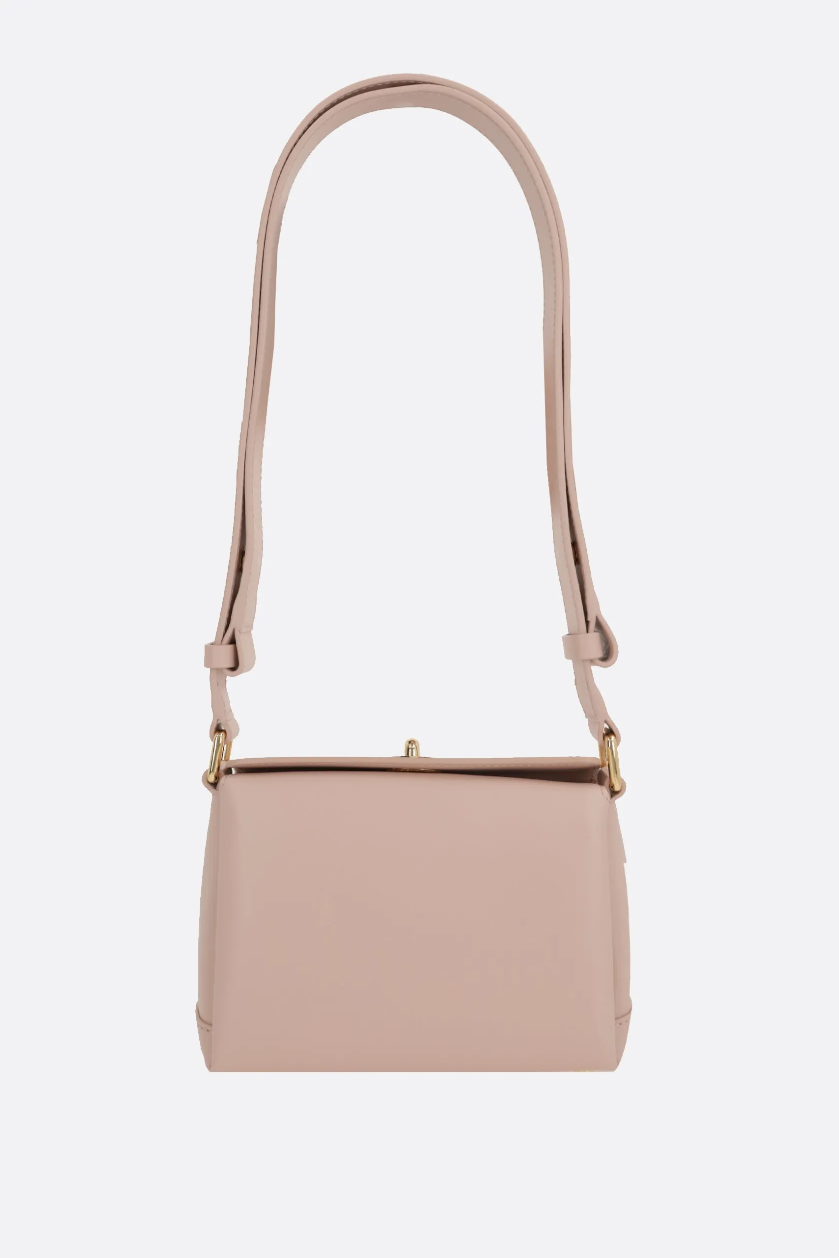 Borse A Tracolla>PLAN C borsa a spalla Folded mini in pelle liscia Rosa