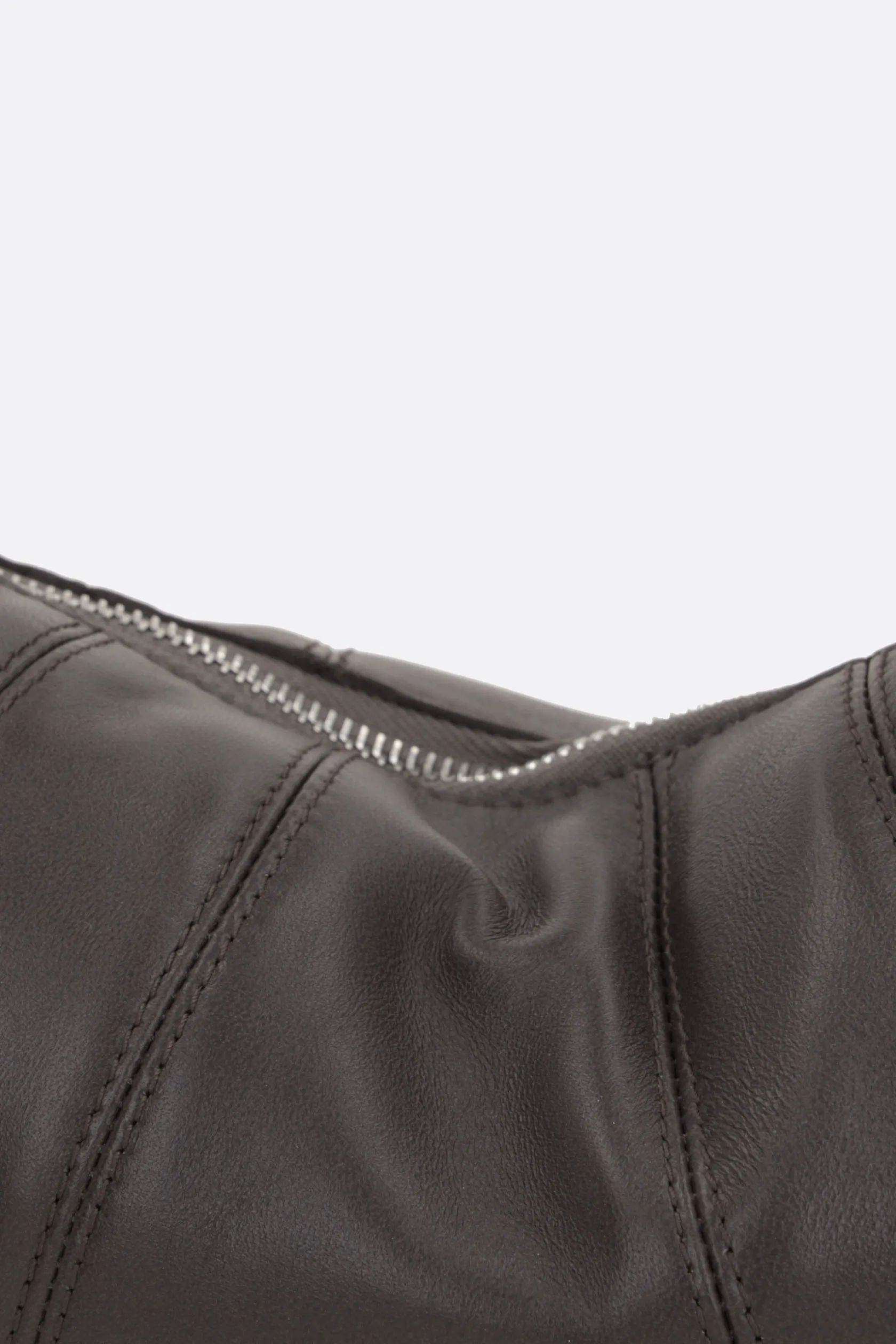 Borse A Tracolla>LEMAIRE borsa a spalla Fortune Croissant in nappa Marrone