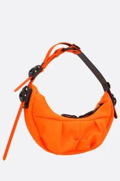 Borse A Tracolla>INNERRAUM borsa a spalla Half Moon small in ecopelle Arancione