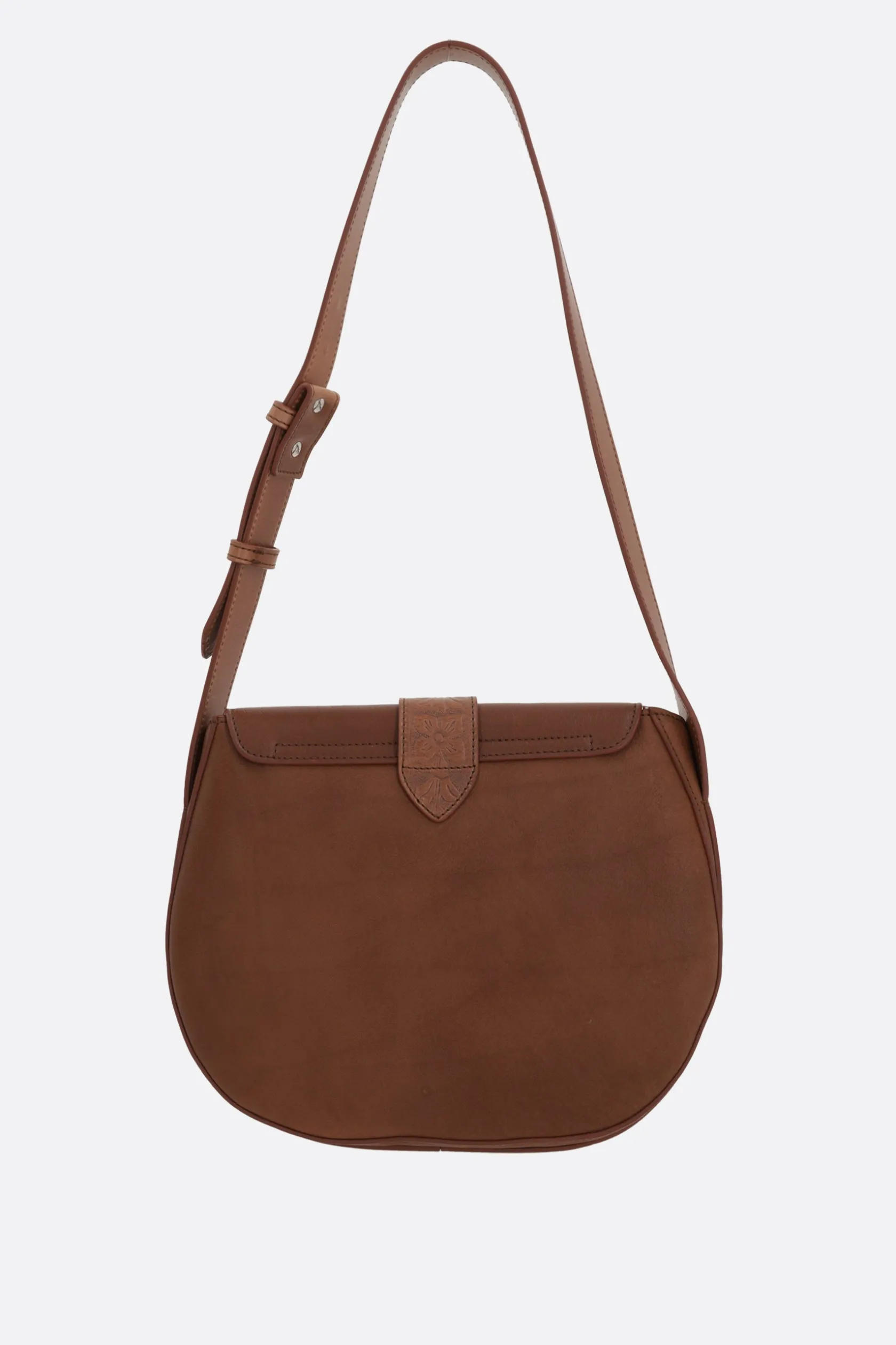 Borse A Tracolla>HTC LOS ANGELES borsa a spalla Joan in pelle vintage Marrone
