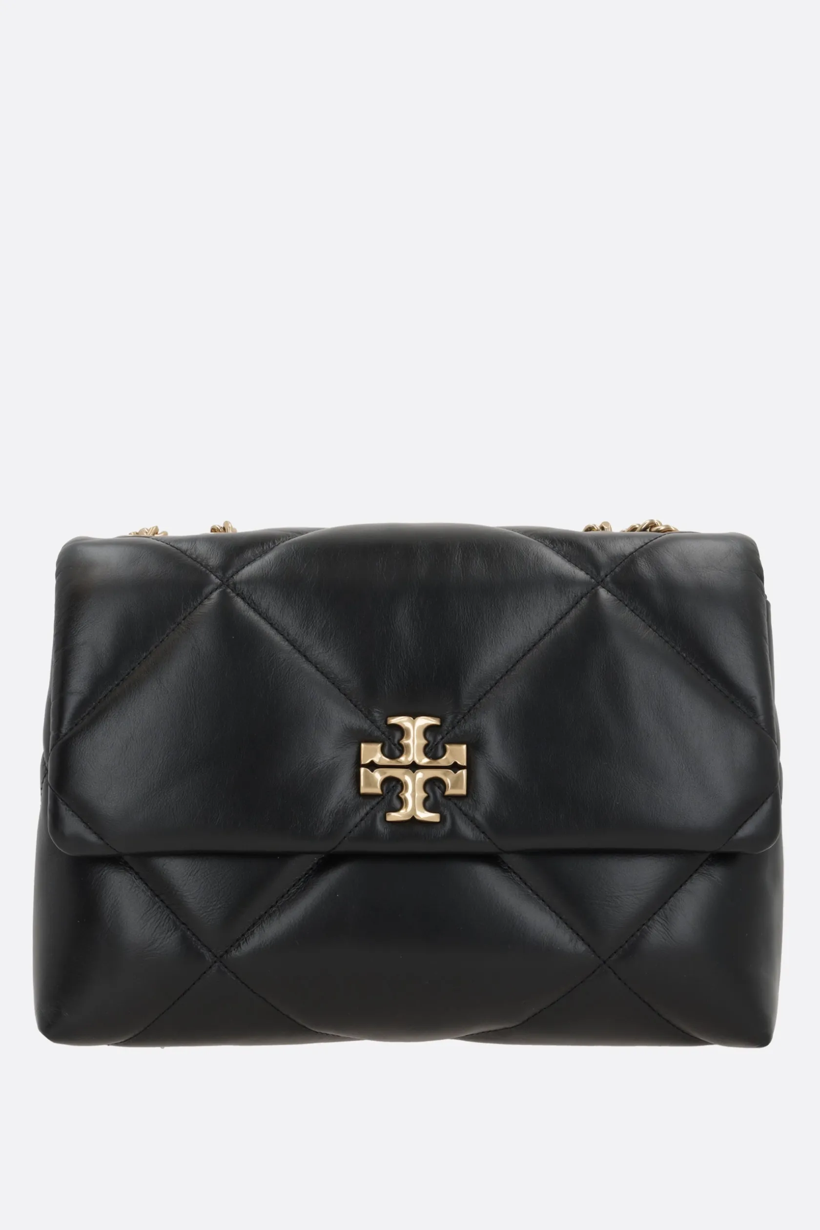 Borse A Tracolla>TORY BURCH borsa a spalla Kira in pelle matelassé Nero