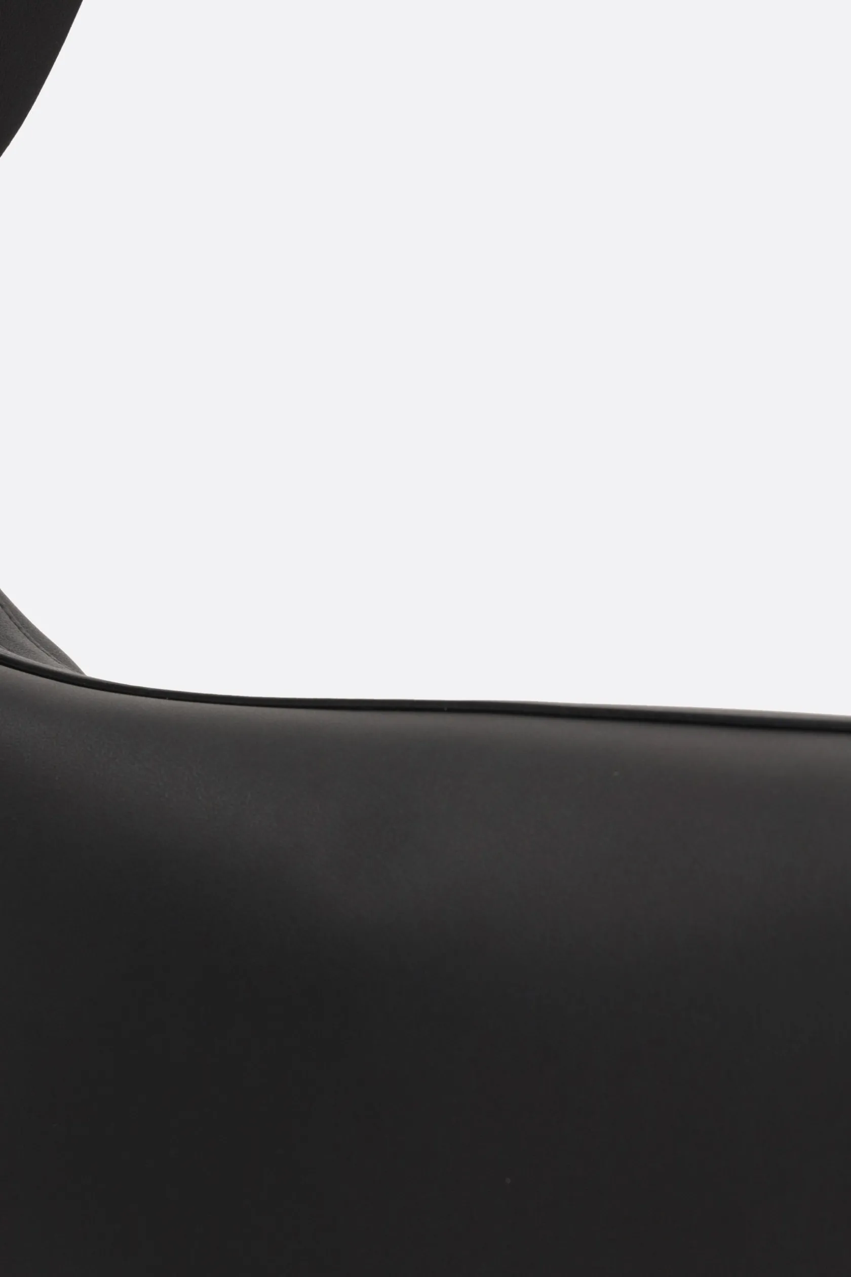Borse A Tracolla>JIL SANDER borsa a spalla Knot in pelle liscia Nero