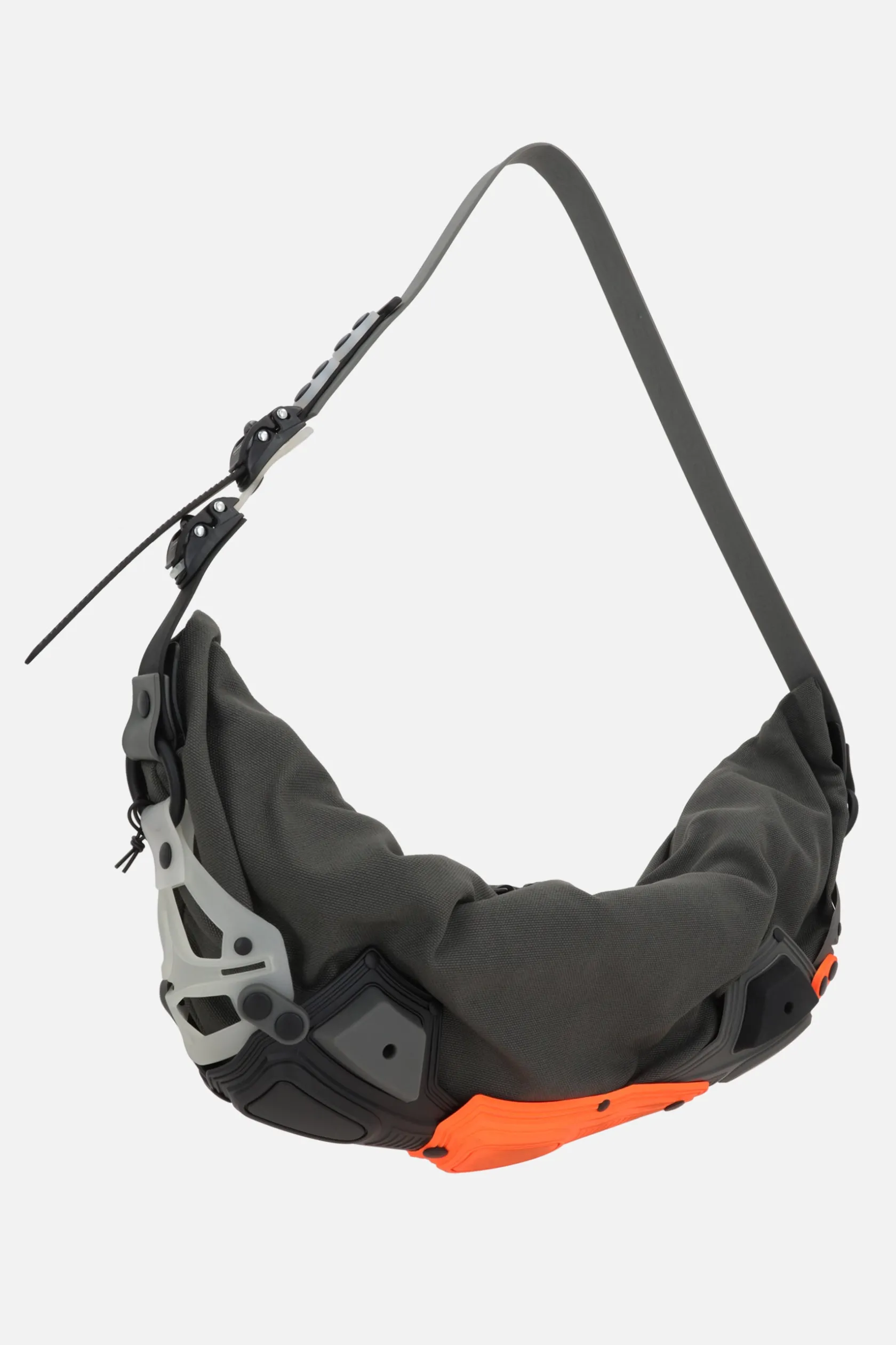 Borse A Tracolla>INNERRAUM borsa a spalla M07 in canvas e gomma Nero