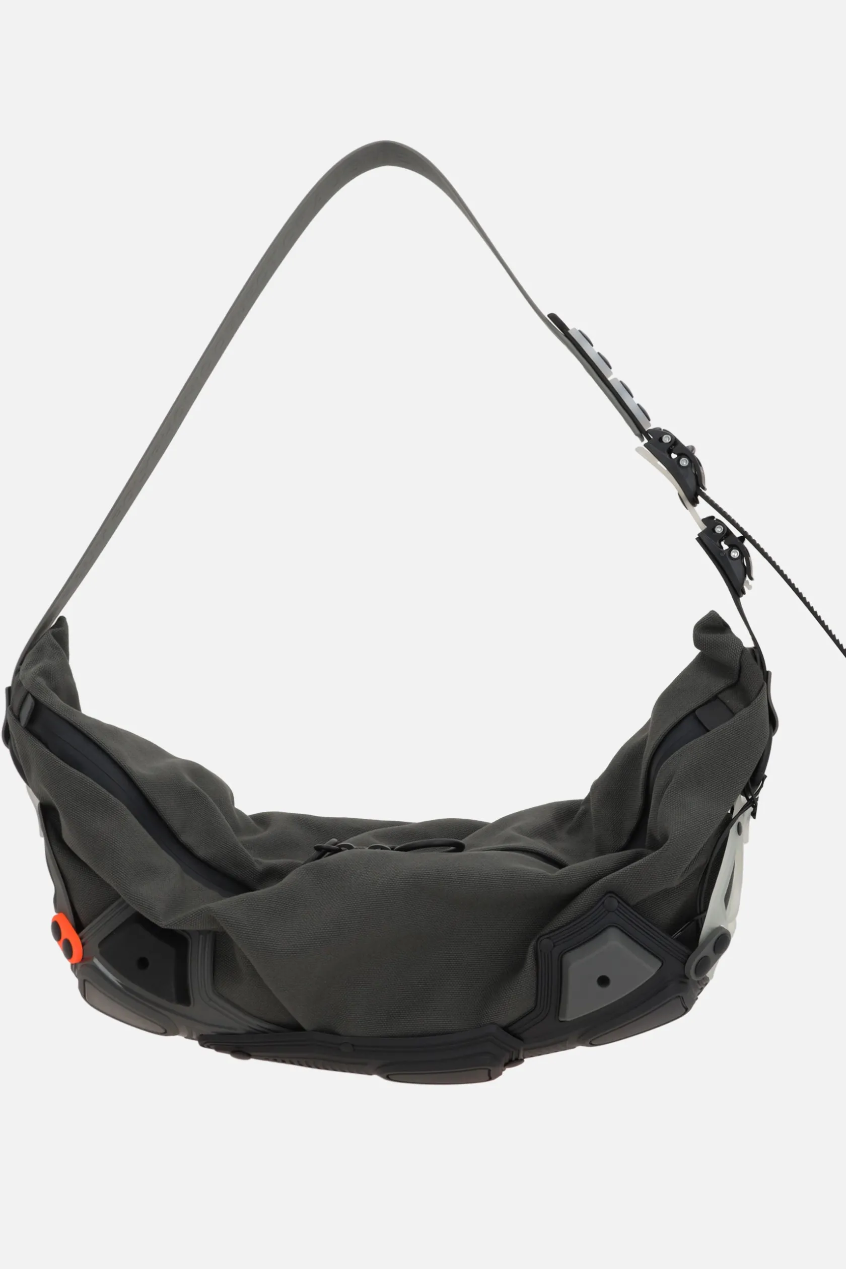 Borse A Tracolla>INNERRAUM borsa a spalla M07 in canvas e gomma Nero