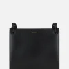 Borse A Tracolla>JIL SANDER borsa a spalla small in pelle liscia Nero