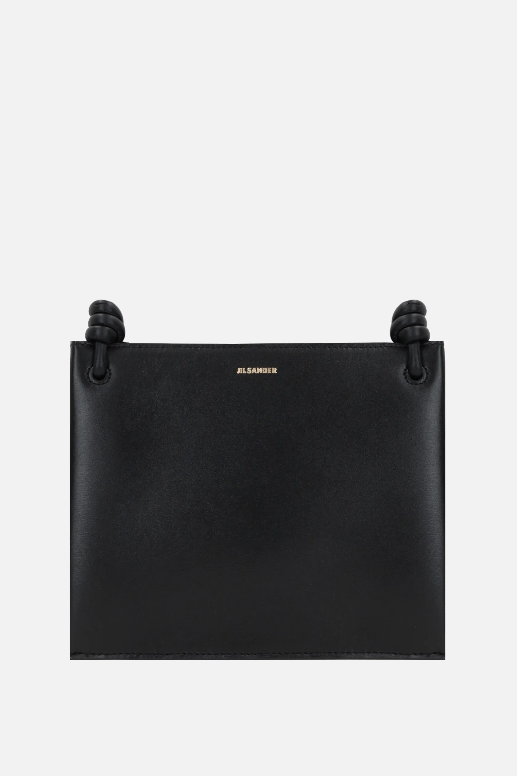 Borse A Tracolla>JIL SANDER borsa a spalla small in pelle liscia Nero
