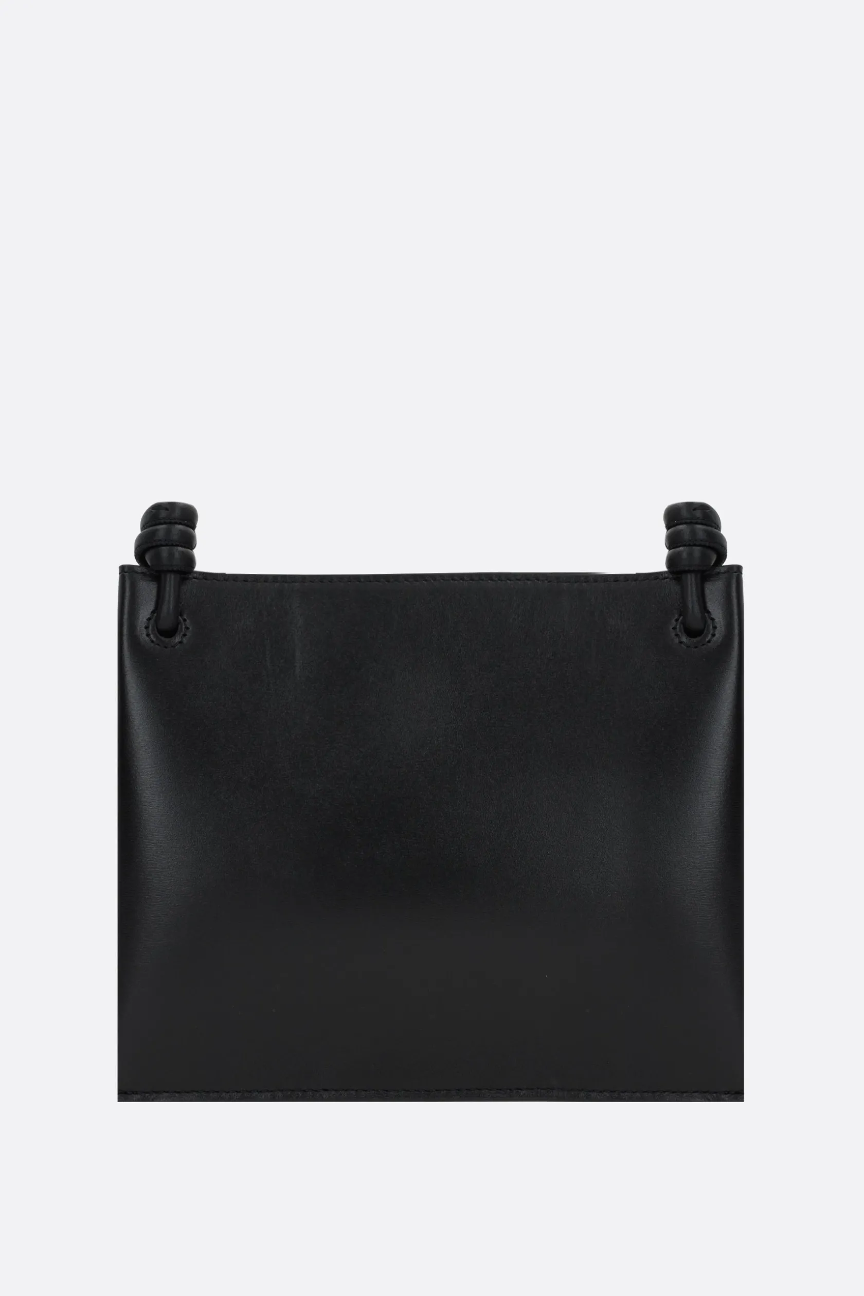 Borse A Tracolla>JIL SANDER borsa a spalla small in pelle liscia Nero