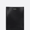 Borse A Tracolla>JIL SANDER borsa a spalla Tangle small in pelle liscia Nero
