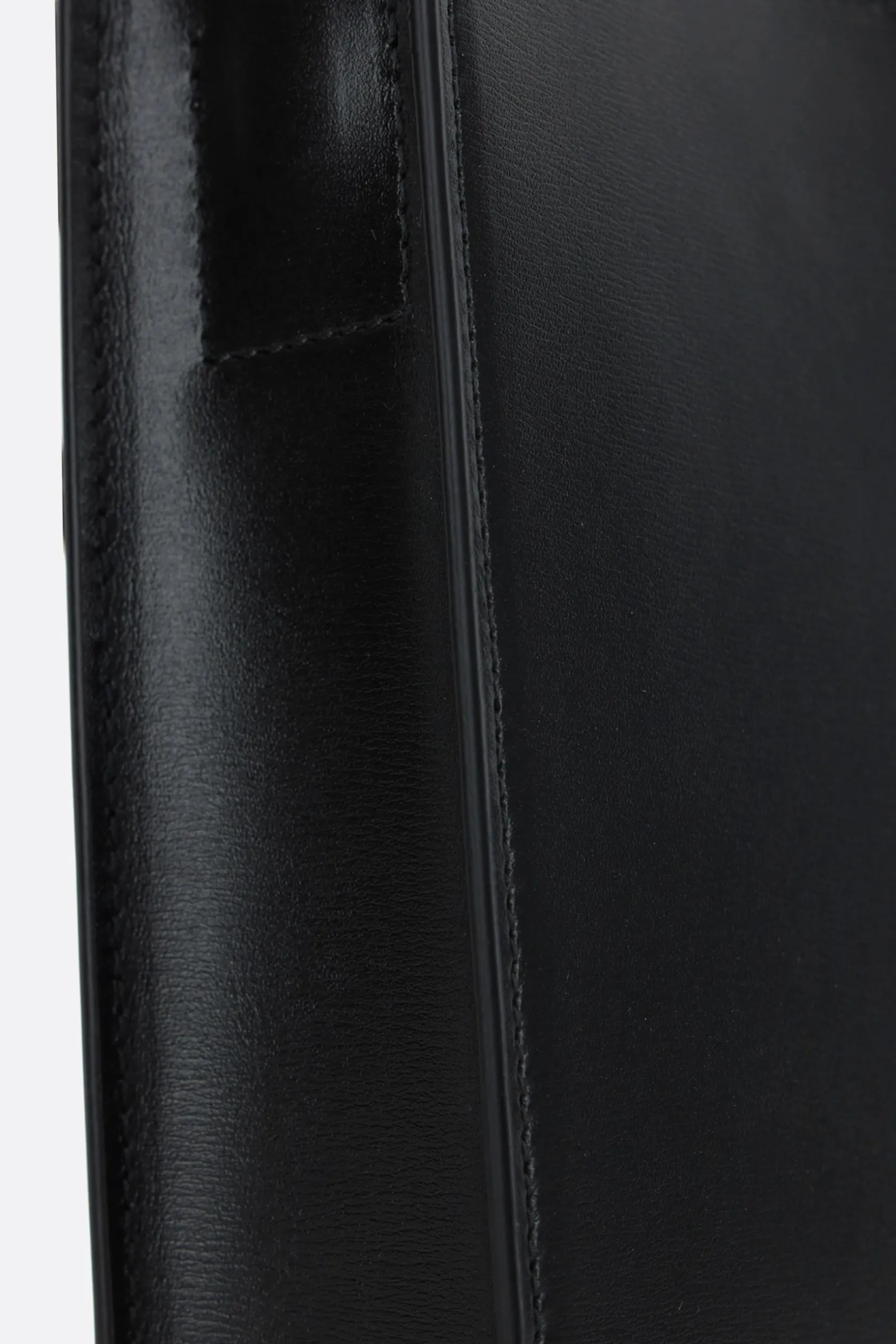 Borse A Tracolla>JIL SANDER borsa a spalla Tangle small in pelle liscia Nero