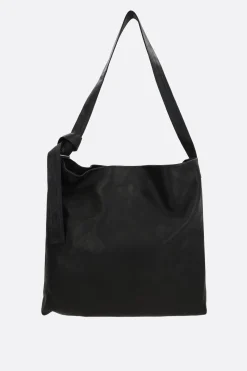 Borse A Tracolla>ANN DEMEULEMEESTER borsa a spalla Tosh large in nappa Nero