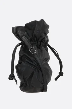 Borse A Mano>DISCORD YOHJI YAMAMOTO borsa a tracolla Ananas in pelle martellata Nero