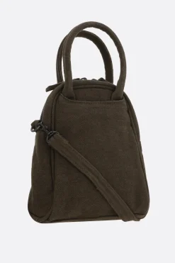 Borse A Tracolla>Y'S borsa a tracolla Boston Type mini in gabardine Marrone