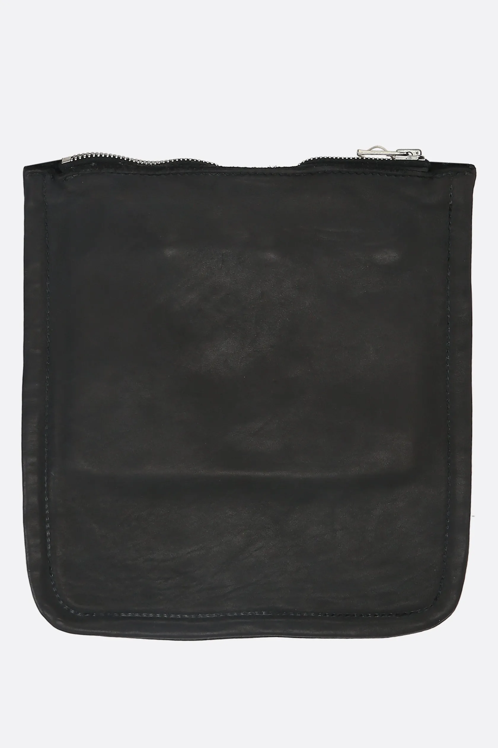 Borse A Tracolla>GUIDI borsa a tracolla small in pelle liscia Nero