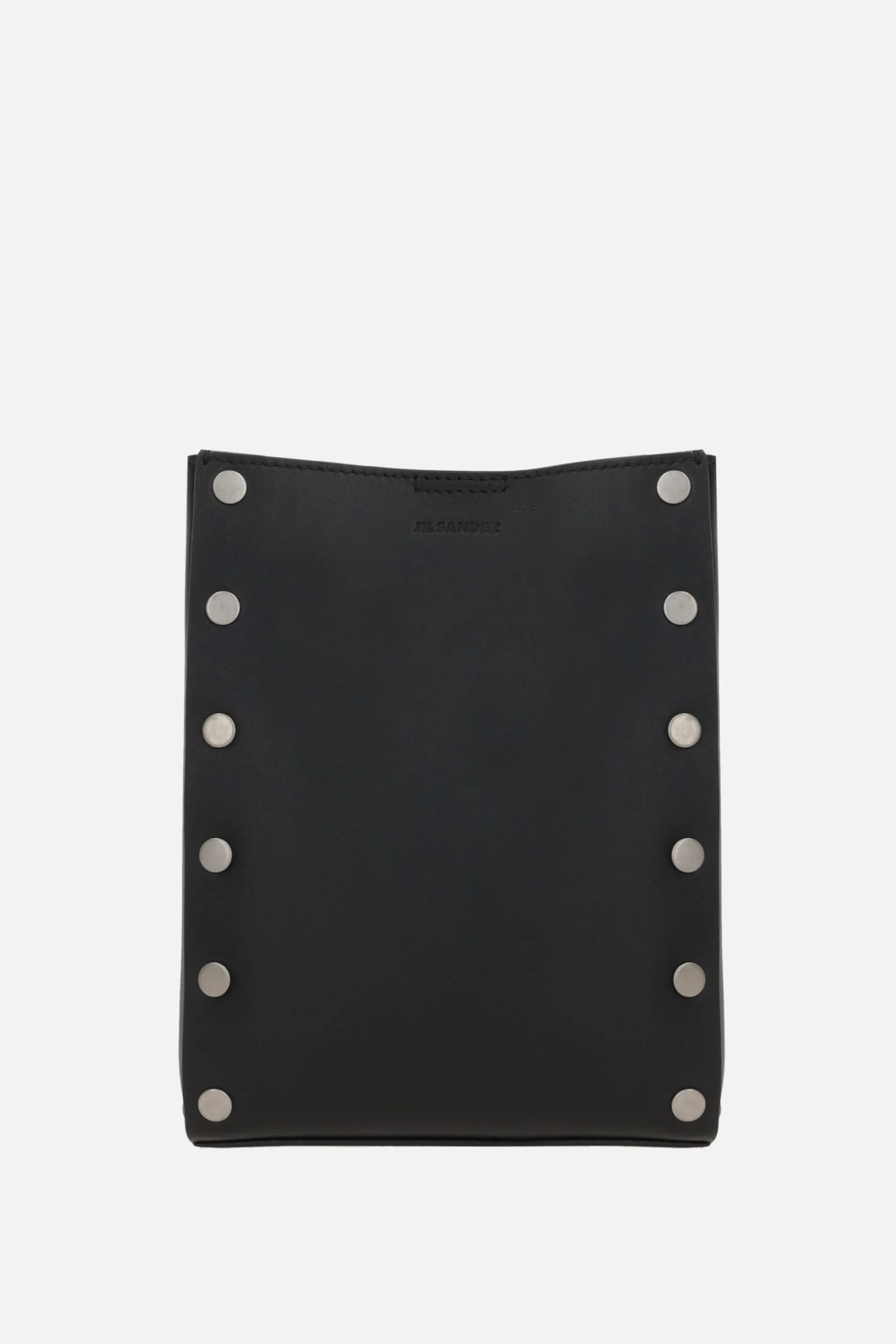 Borse A Tracolla>JIL SANDER borsa a tracolla Tangle small in pelle liscia Nero
