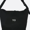 Borse A Tracolla>Y-3 borsa a tracolla in nylon Nero