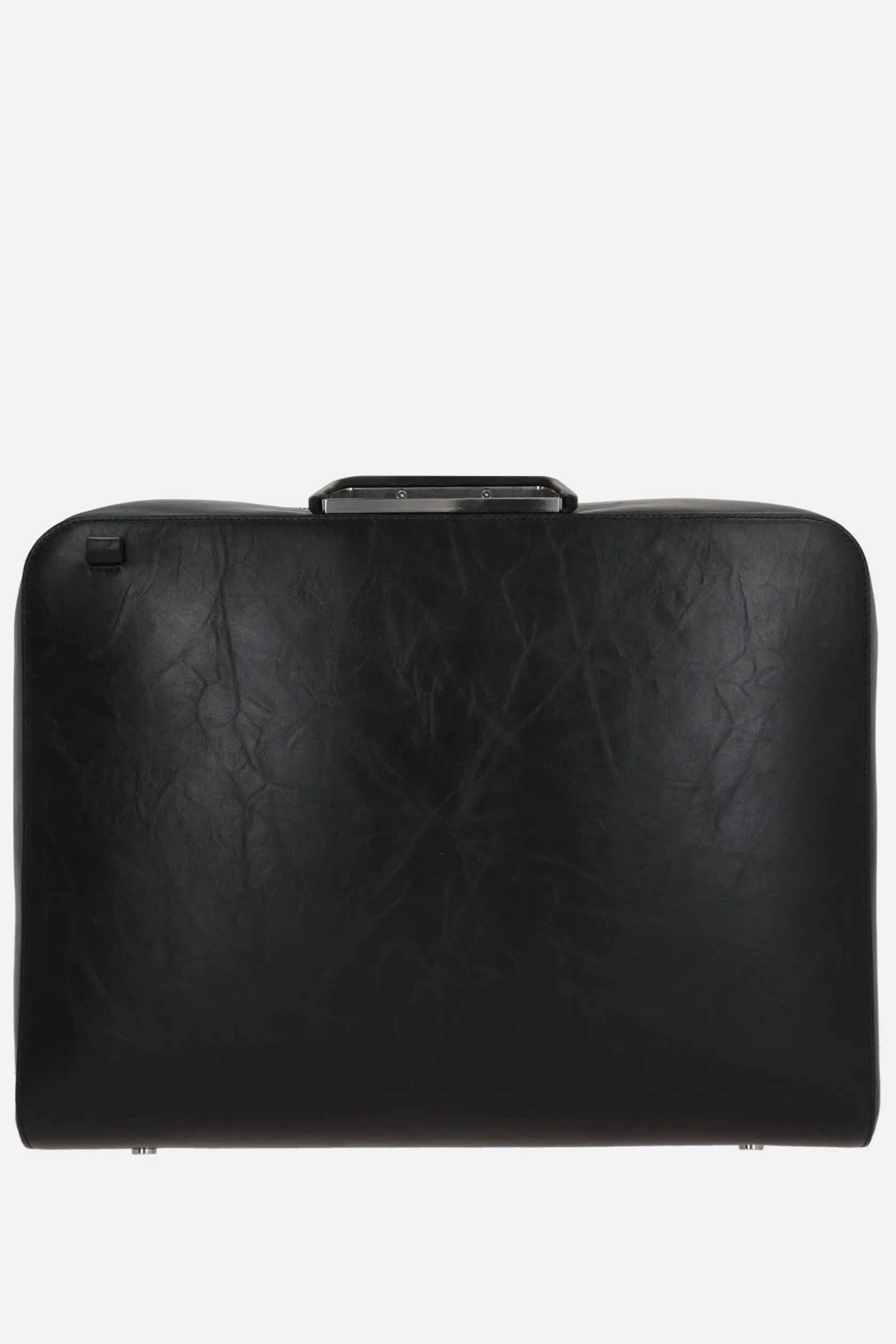 Borse A Mano>JIL SANDER borsa business Attache in pelle Paper Nero