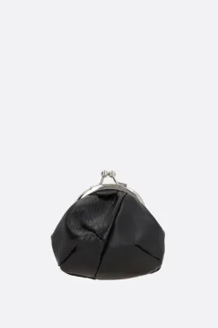 Borse A Tracolla>Y'S borsa da collo 3D in pelle semi lucida Nero