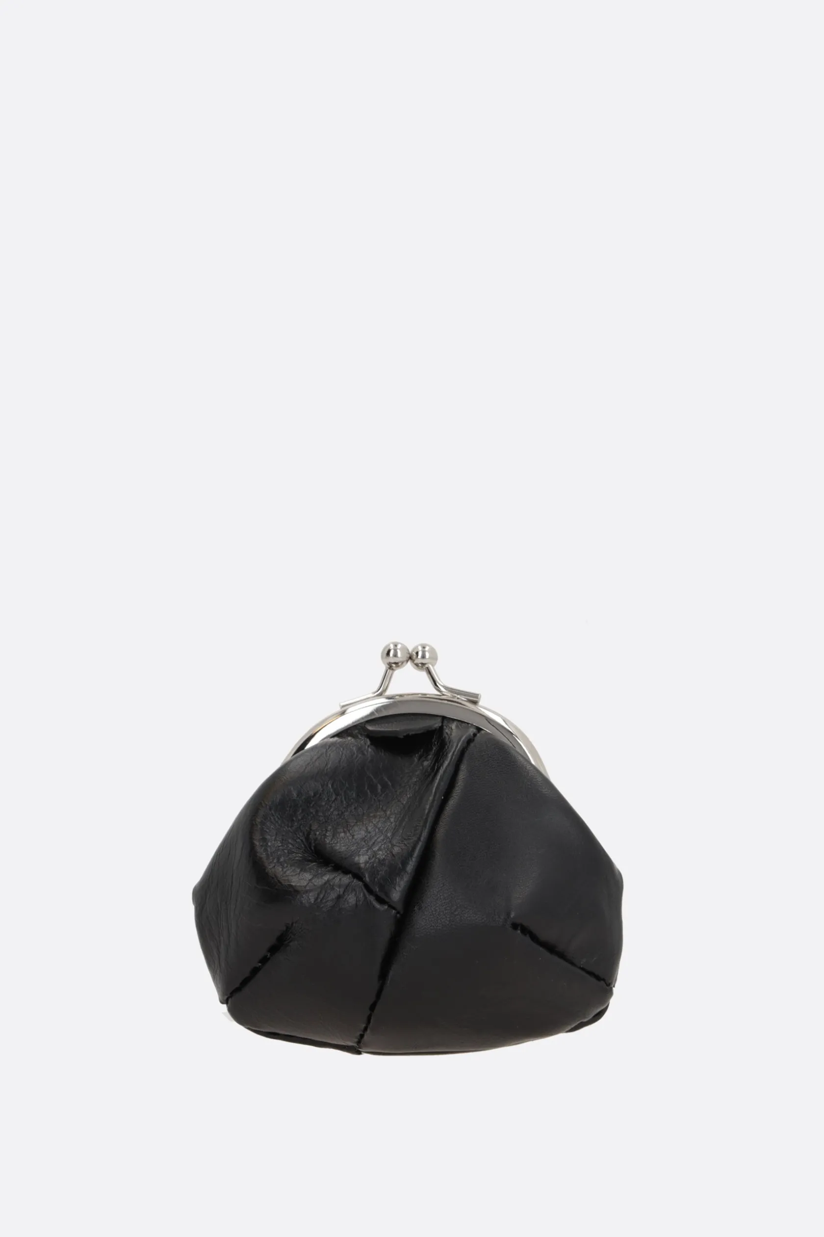 Borse A Tracolla>Y'S borsa da collo 3D in pelle semi lucida Nero