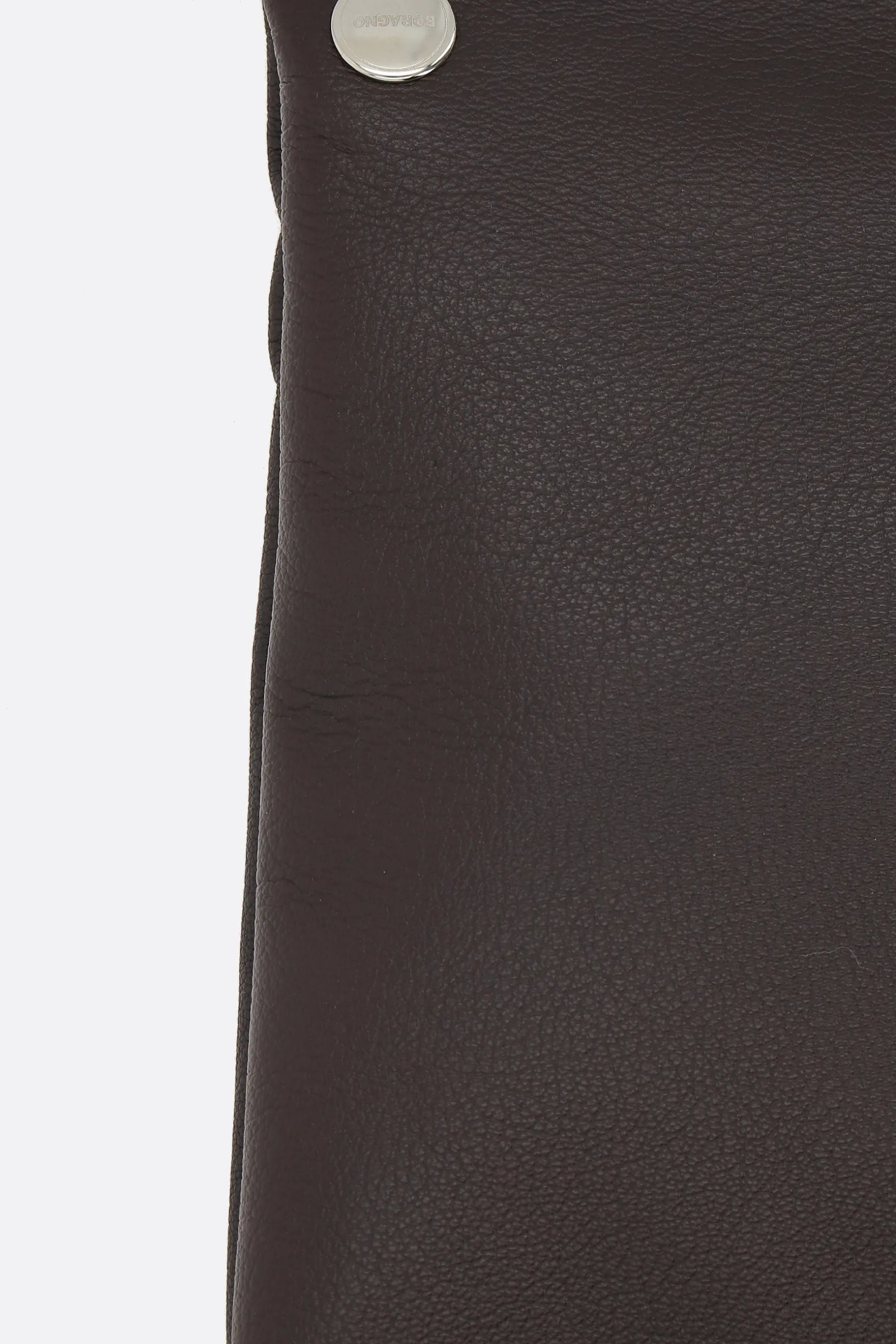 Borse A Mano>BORAGNO X 10 CORSO COMO borsa hobo Sharp large in pelle martellata Marrone