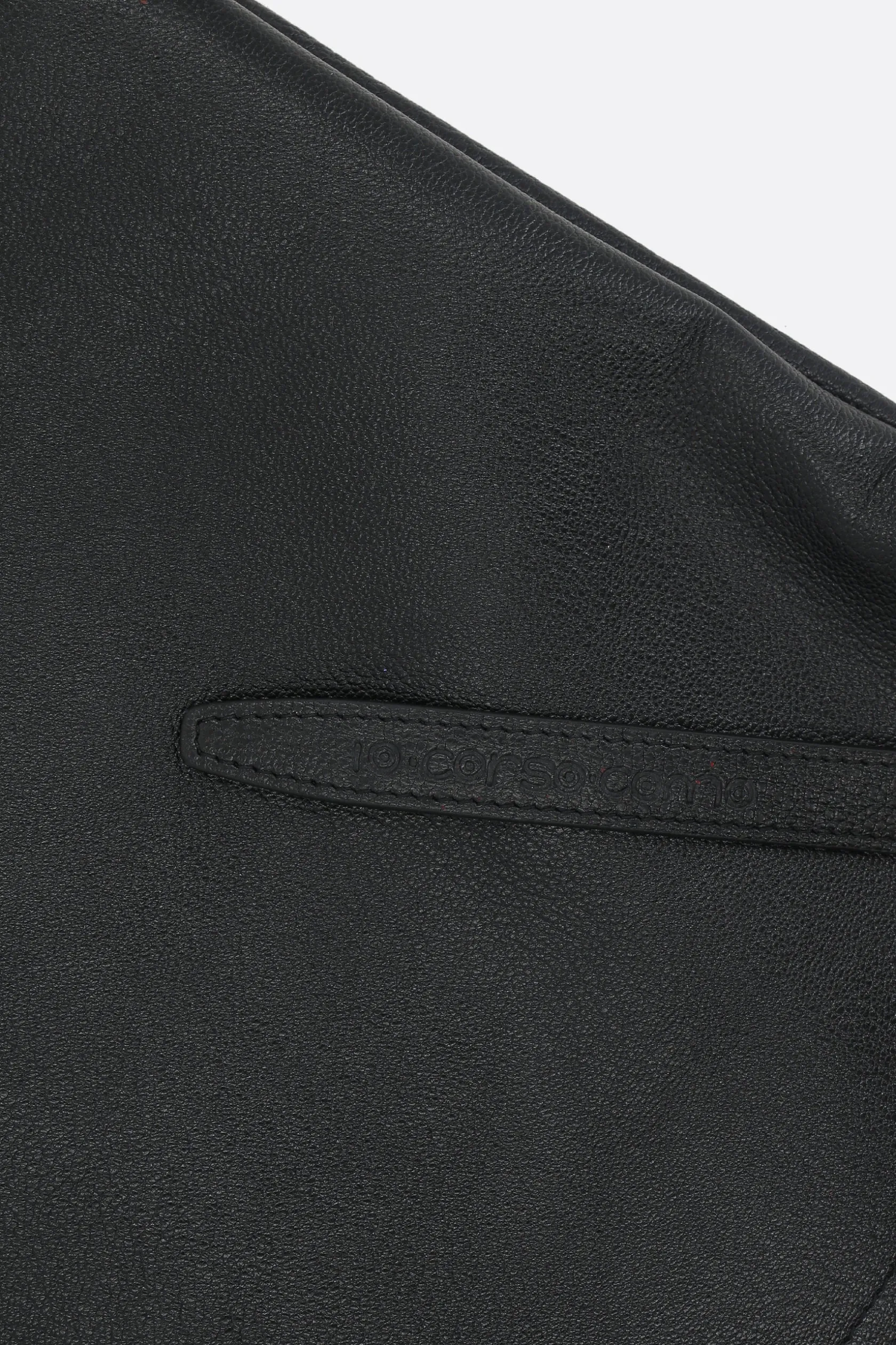 Borse A Mano>BORAGNO X 10 CORSO COMO borsa hobo Sharp large in pelle martellata Nero