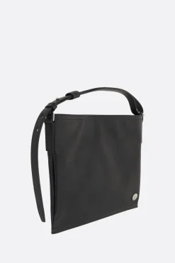 Borse A Mano>BORAGNO X 10 CORSO COMO borsa hobo Sharp small in pelle martellata Nero